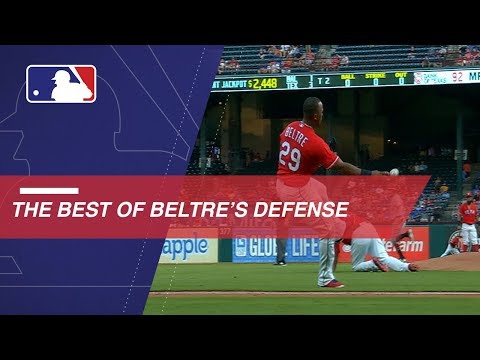 Video: Beltre's career highlighted by Gold Glove defense