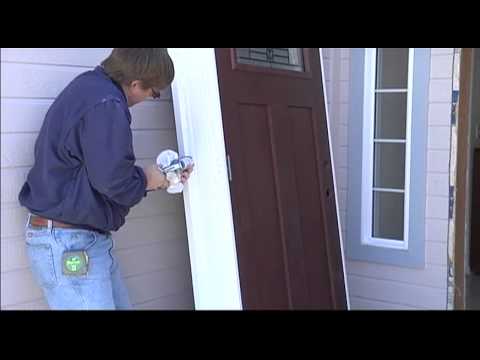 how to install a prehung exterior door video