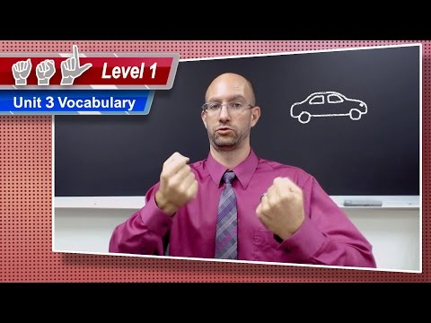 Level 1 ASL Studies Unit 3