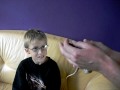 spelen met een slang