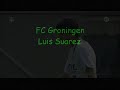 luis suarez was uitgegroeid tot publiekslieveling bij fc groningen.  helaas is hij naar ajax gegaan omdat hij denkt dat hij daar financieel en sportief beter kan worden. helaas is de enige verbetering die hij dit jaar doormaakt de financi�le. beetje jammer meneer suarez... maar goed, dit filmpje is van zijn groningen tijd.