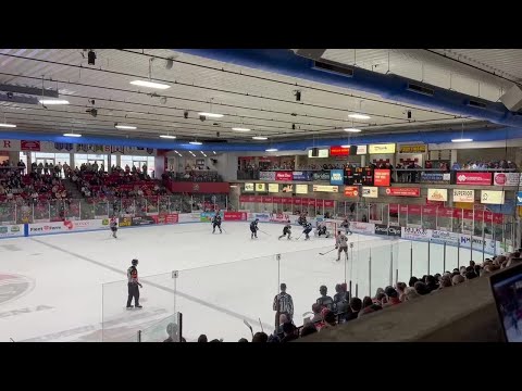 Griffin Erdman scores on the power play