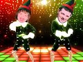 Het gezin aan de swing voor de kerst!