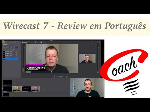 Wirecast 7 - Review em Português do Software de Transmissão ao Vivo da Telestream