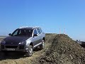 Varios Porsches Cayenne trialeando en Senda Sport