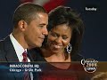 Obama Victory Speech - : Family walks out...