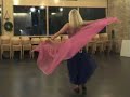mirjam while dancing with a veil to the wonderful song of ishtar alabina 