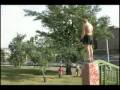 Double gainer & backflip on the ground!!!!  (Russian 3run family)