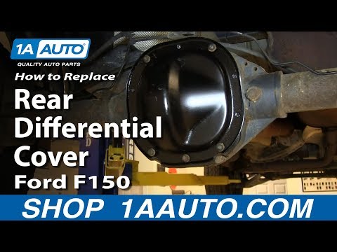 How to Install Replace Rusted Leaking Rear Differential Cover 2004-14  Ford F150