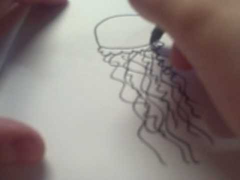 how to draw jellyfish