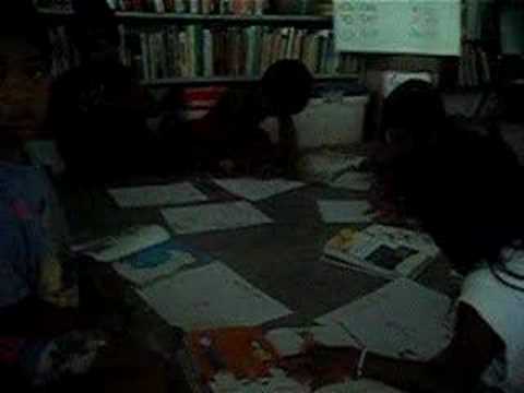 Students on Asor Island