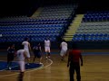 PLAYING DEFENSE AND OFENCE AT THE SAME TIME. THATS ME.