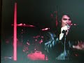chris macdonald at the hard rock live arena of the hard rock hotel & casino with the jordanaires and dj fontana, singing evil in black leather. memories of elvis tribute