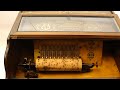 A late 19th century walnut cased 17-note Aurephone organette by John G Murdoch
