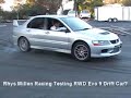Rhys Millen Racing Testing RWD EVO 9 Drift Car?