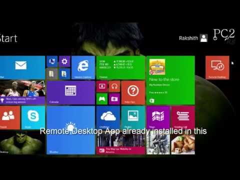 how to enable rdp on windows 8