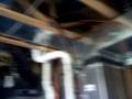 unfinished basement piping