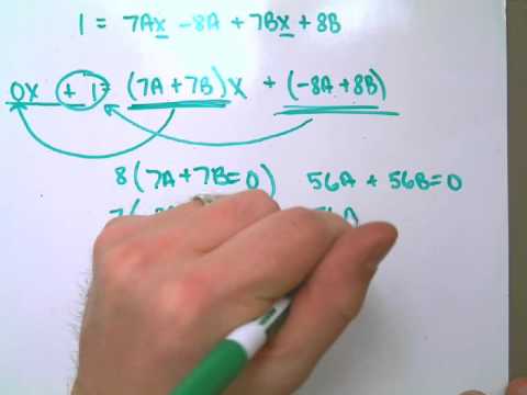 how to get rid of x in the numerator