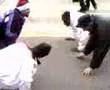 Kliti and Zanta doing pushups