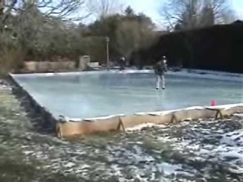 how to properly flood an outdoor rink