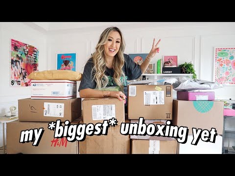 my biggest PR & package unboxing *ever*