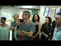 Lisa Edelstein, Omar Epps, Amber Tamblyn, Jesse Spencer & David Shore in Israel (2011, May 11th)