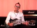 vguitar lesson # 5!! blues scale!!hammer on!! pull off!!!