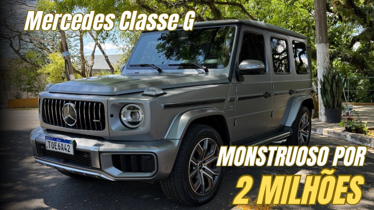 LUXO BRUTAL! MERCEDES-BENZ CLASSE G: o SUV de R$ 2 milhões que desafia tudo!