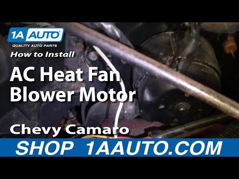How To Install Replace AC Heat Fan Blower Motor 82-92 Chevy Camaro Pontiac Firebird 1AAuto.com