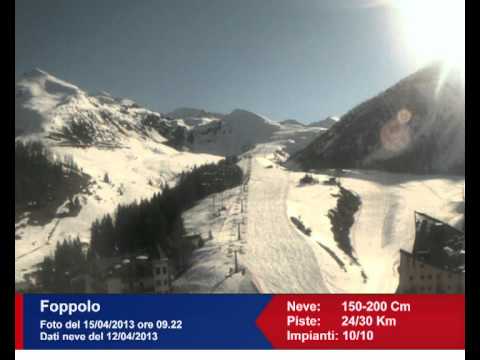LOMBARDIA: neve,impianti e piste - LIVE SNOW REPORTS 15-4-2013