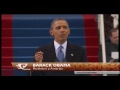Obama calls for racial equality at inauguration