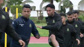 تداريب فريق الجيش الملكي استعدادا لمنافسات دوري ابطال إفريقيا