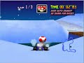 Mario Kart 64: Fappe Snowland Backwards
