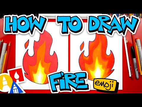 video-linktoworks-How To Draw The Fire Emoji 🔥 - YouTube
