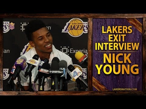 Video: Lakers 2014 Exit Interview: Nick Young On Lakers Future, TMZ comments, New Book