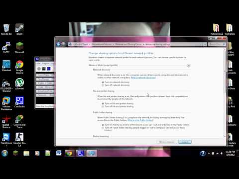 how to enable network sharing windows 7