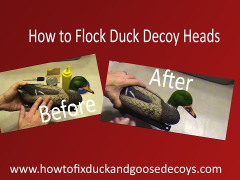 how to repair duck decoys