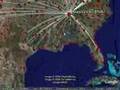 US Flights in Google Earth