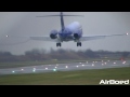 Crosswind landings at Copenhagen Kastrup Airport - HD !!
