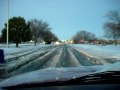 Wichita Falls Texas Christmas day 2009 Blizzard Pictures 002.AVI
