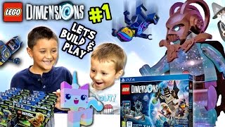 Lets Build & Play LEGO Dimensions #1: Starter Pack Timelapse & Gollum (LORD VORTECH Introduction)