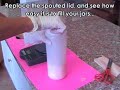 Kitchen Cosmetics 101: Jar Filling Tip Kitchen Cosmetics 101: Jar Filling Tip