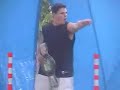 AJ King breaks entrance ramp...