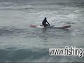 Kayak wipeout - how not to ride a wave Kayak wipeout - how not to ride a wave