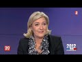 Marine Le Pen JT20h France2 230412 