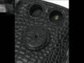 videos de Leather Case for BlackBerry Storm 9500/Storm 9530 - Book Type (Black/Crocodile Pattern)