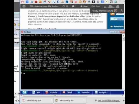 0 Git Repository 1:1 kopieren (duplizieren)