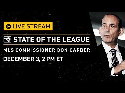 the - Commissioner Garber's 2013 MLS State of the League will stream live on this page, on Tuesday, December 3 at 2pm ET, from Google's NYC office. He will then pa...