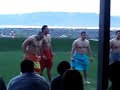 BYU football shirtless Haka