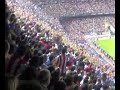 ola en el Vicente Calderon. Atletico Madrd 4 - Schalke 0